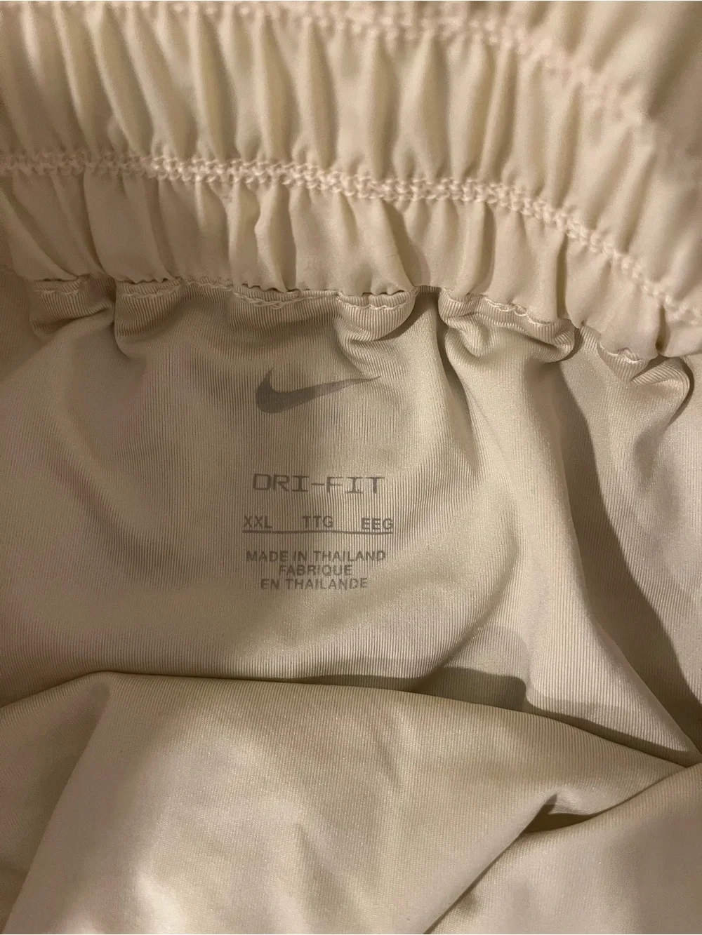 NWT Nike Cream Iowa Hawkeye Dri-FIT Athletic Shorts